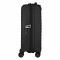 Валіза 2E, Aero, поліпропілен, мала, 35/44 л, TSA, 4 колеса, EXP, чорна