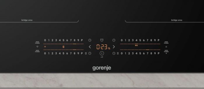 Варильна поверхня Gorenje індукційна, 60см, PowerBoost, TouchControl, Wi-Fi, збільшена площа приготування, чорний Варильна поверхня Gorenje індукційна, 60см, PowerBoost, TouchControl, Wi-Fi, збільшена площа приготування, чорний
