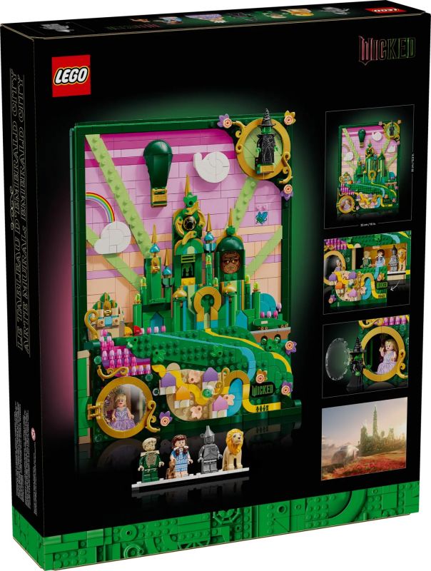 Конструктор LEGO Wicked Смарагдове місто настінний арт