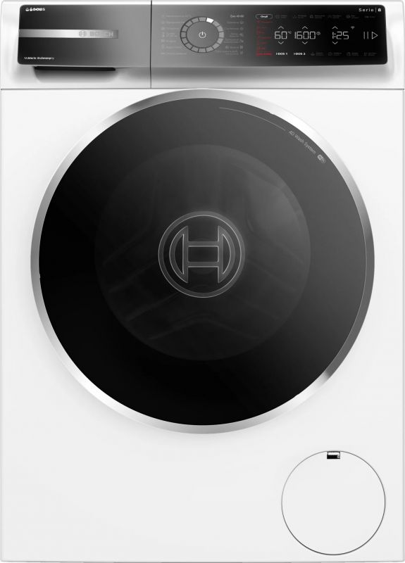 Пральна машина Bosch фронтальна, 10кг, 1600, A, 59см, дисплей, i-DOS, білий Пральна машина Bosch фронтальна, 10кг, 1600, A, 59см, дисплей, i-DOS, білий