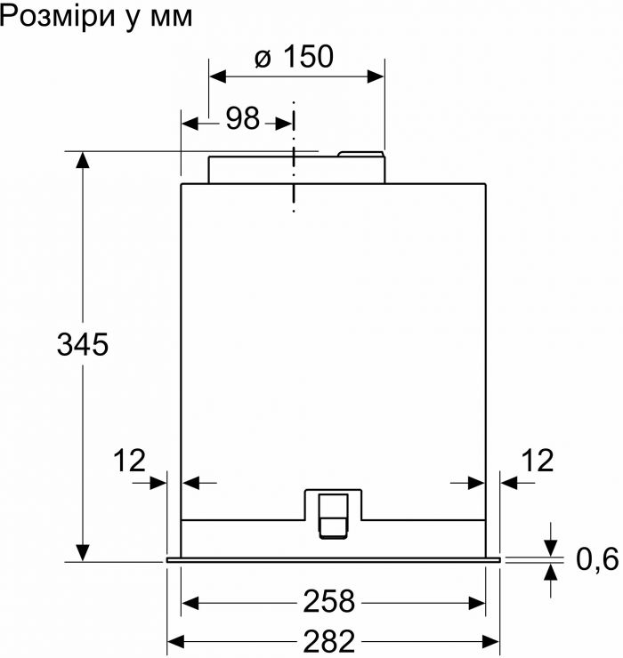 Витяжка Bosch вбудована, 52см, 570м.куб/год, нерж Витяжка Bosch вбудована, 52см, 570м.куб/год, нерж