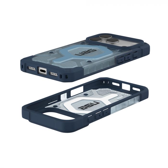 Чохол+ремінець UAG для iPhone 17 Pro, Pathfinder Clear MagSafe Bundle, Blues Lanyard Чохол+ремінець UAG для iPhone 17 Pro, Pathfinder Clear MagSafe Bundle, Blues Lanyard