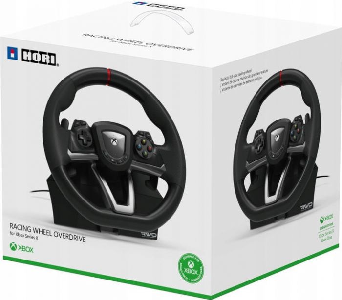 Кермо і педалі HORI Racing Wheel Overdrive для Xbox та ПК