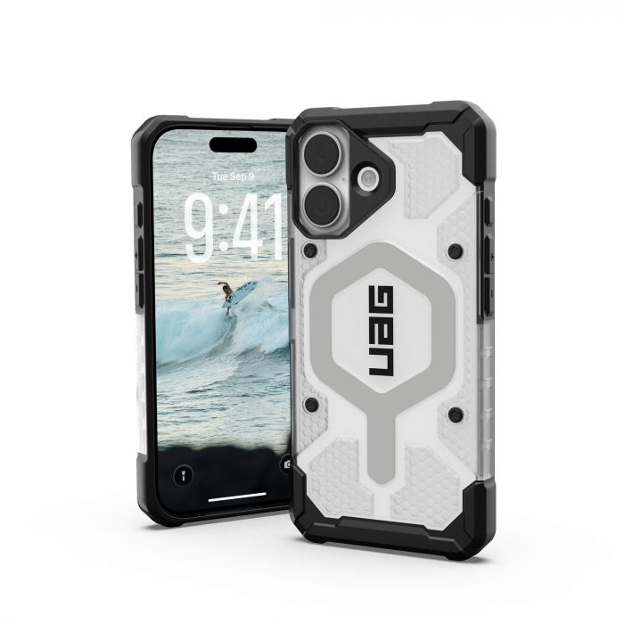Чохол UAG для iPhone 17, Pathfinder Clear MagSafe, Ice/Silver Чохол UAG для iPhone 17, Pathfinder Clear MagSafe, Ice/Silver