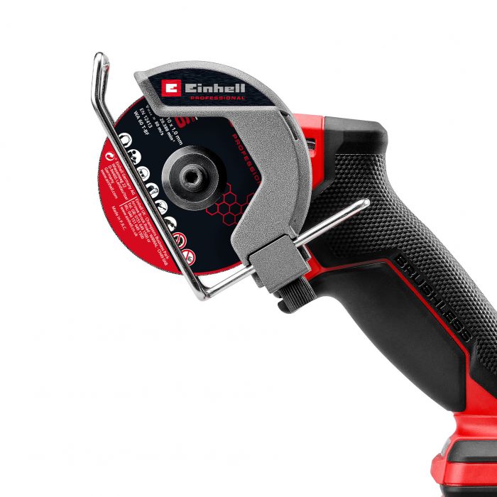 Шліфмашина відрізна акумуляторна Einhell Professional TP-CO 18/76-C Li BL - Solo безщіткова 16мм 18В 20000об/хв 0.67кг без АКБ та ЗП Шліфмашина відрізна акумуляторна Einhell Professional TP-CO 18/76-C Li BL - Solo безщіткова 16мм 18В 20000об/хв 0.67кг без АКБ та ЗП