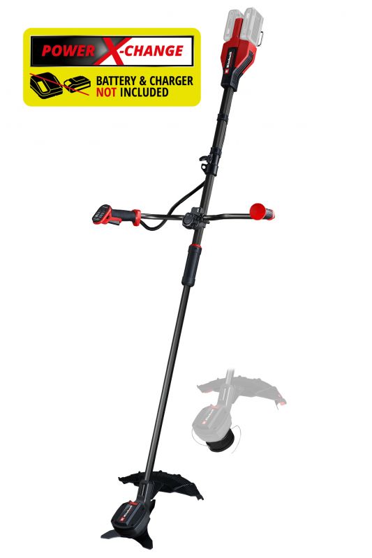 Тример-коса акумуляторна Einhell GP-BC 36/430 Li BL - Solo безщіткова 36В(18+18) 5200об/хв 7.25кг без АКБ та ЗП Тример-коса акумуляторна Einhell GP-BC 36/430 Li BL - Solo безщіткова 36В(18+18) 5200об/хв 7.25кг без АКБ та ЗП