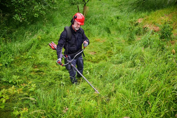 Тример-коса акумуляторна Einhell GP-BC 36/430 Li BL - Solo безщіткова 36В(18+18) 5200об/хв 7.25кг без АКБ та ЗП Тример-коса акумуляторна Einhell GP-BC 36/430 Li BL - Solo безщіткова 36В(18+18) 5200об/хв 7.25кг без АКБ та ЗП