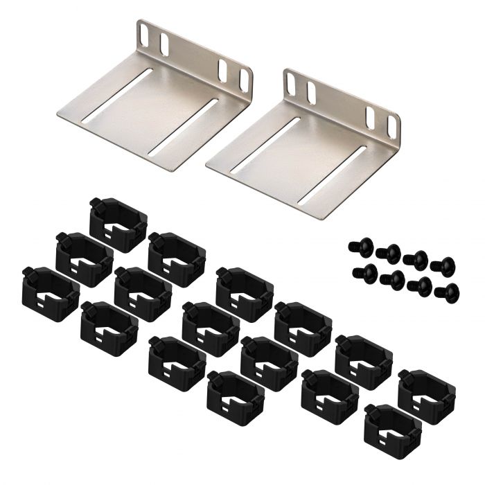 Пристрій розподілу електроживлення MIRSAN MXB, 2U, 16A, 1Ph, 16 гібридних розеток (C13-C19), чорний Пристрій розподілу електроживлення MIRSAN MXB, 2U, 16A, 1Ph, 16 гібридних розеток (C13-C19), чорний