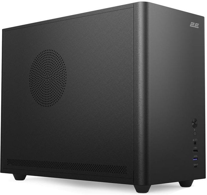 Корпус 2E Credo Metal V350B без БЖ, 1xUSB3.0, 1х USB 2.0, 1xUSB Type-C, 3x120мм, VGA 350мм, LCS ready, mATX, чорний