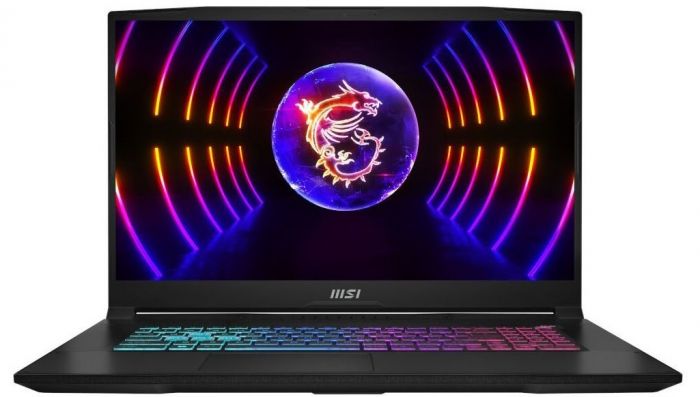 Ноутбук MSI Katana 17 B12UCR-1602XUA 17.3" FHD, Intel i5-12450H, 16GB, F1TB, NVD3050-4, DOS, чорний