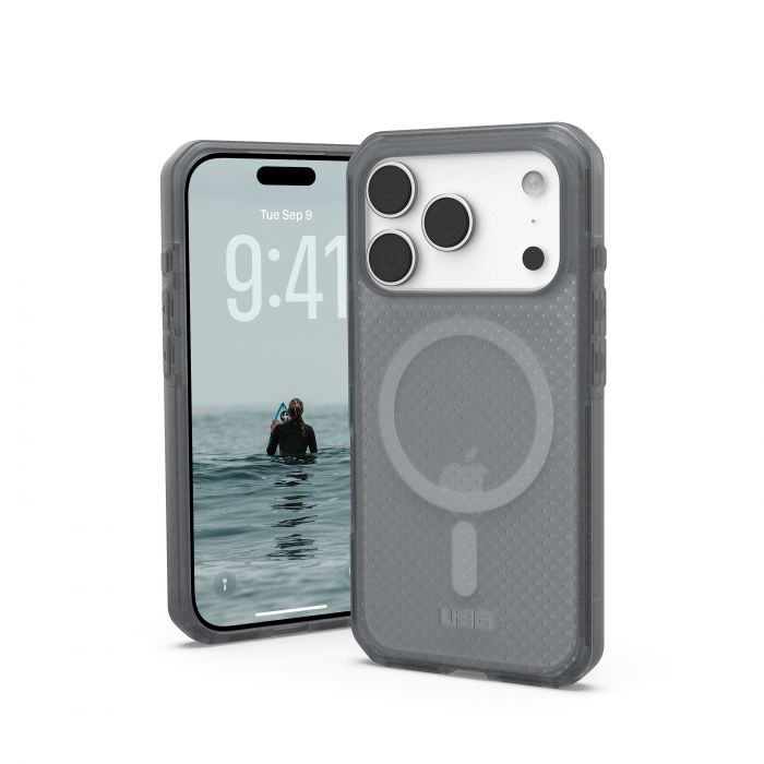 Чохол UAG для iPhone 17 Pro, Dot MagSafe, Ash