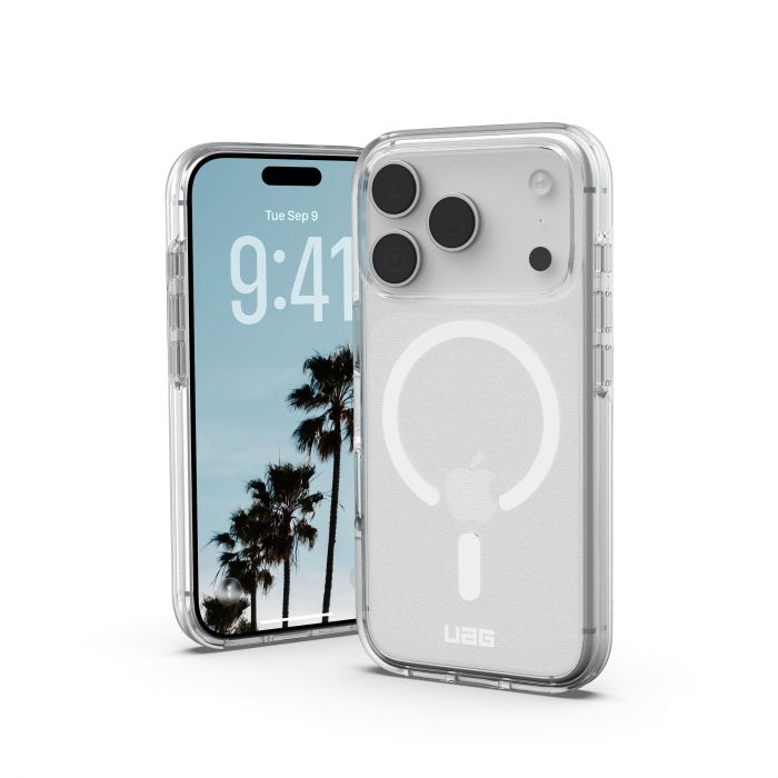 Чохол UAG для iPhone 17 Pro, Scout Clear MagSafe, Ice/White