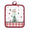 Прихватка Ardesto Christmas Tree 18х20см, 100% поліестер (верх), 100% бавовна (низ), зелений