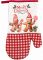 Рукавичка Ardesto Christmas Gingerbread 18х30см, 100% поліестер (верх), 100% бавовна (низ), червоний