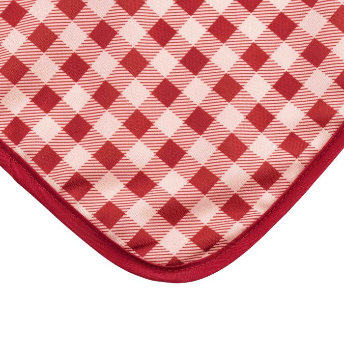 Фартух Ardesto Christmas Gingerbread 60х80см, 100% поліестер, червоний