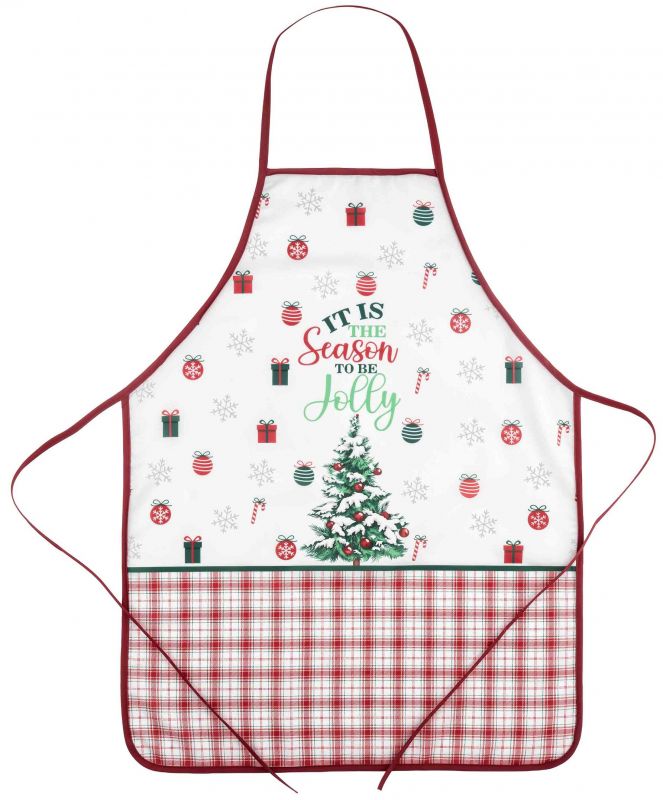 Фартух Ardesto Christmas Tree 60х80см, 100% поліестер, зелений