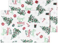 Набір серветок серв. Ardesto Christmas Tree 30х45см, 2шт, 100% поліестер, зелений