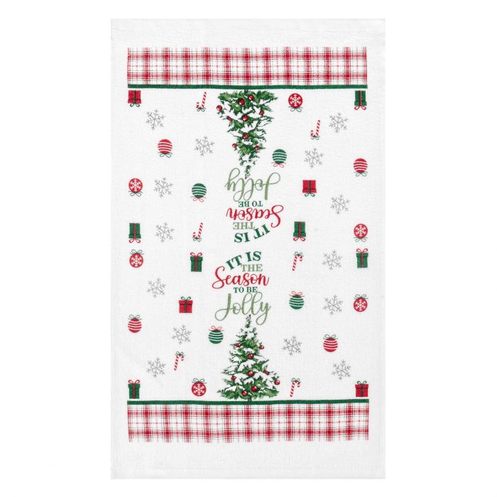 Подарунковий набір для кухні Ardesto Christmas Tree, 3шт, 100% бавовна (рушничок), 100% поліестер (прихватки), зелений