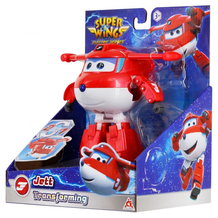 Ігрова фігурка-трансформер Super Wings Transforming Джетт (Jett)