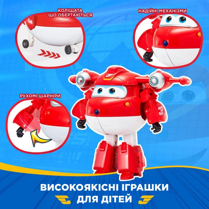 Ігрова фігурка-трансформер Super Wings Transforming Джетт (Jett)