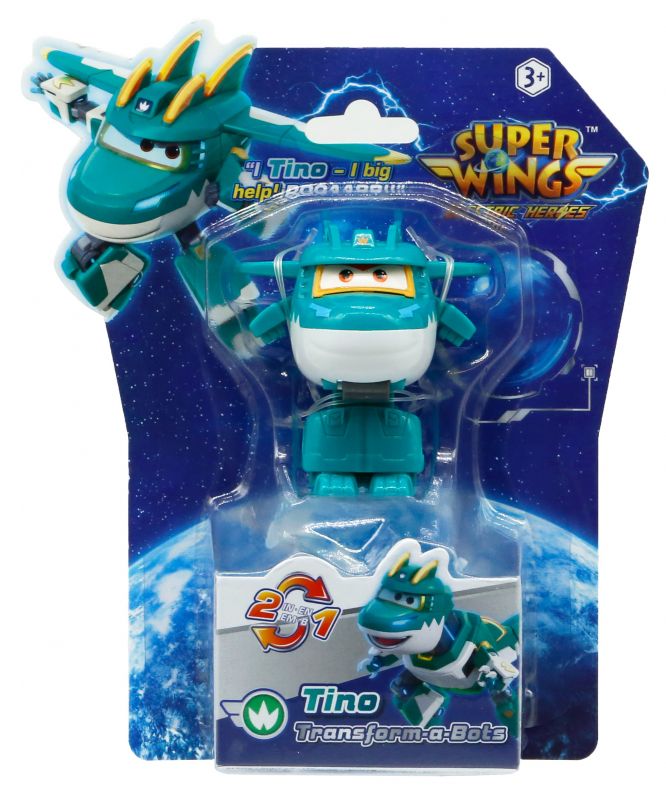 Ігрова фігурка-трансформер Super Wings Transform-a-Bots Тіно (Tino)