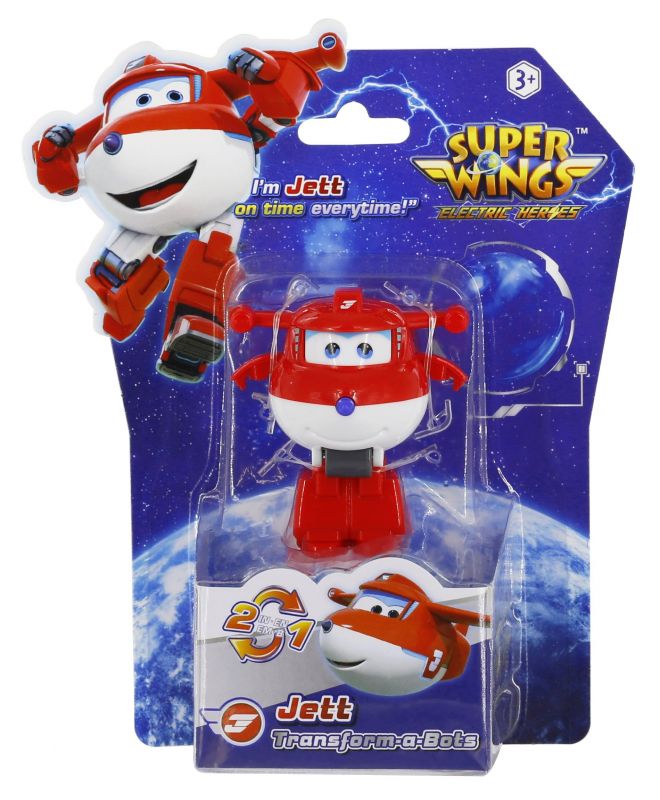 Ігрова фігурка-трансформер Super Wings Transform-a-Bots Джетт (Jett)