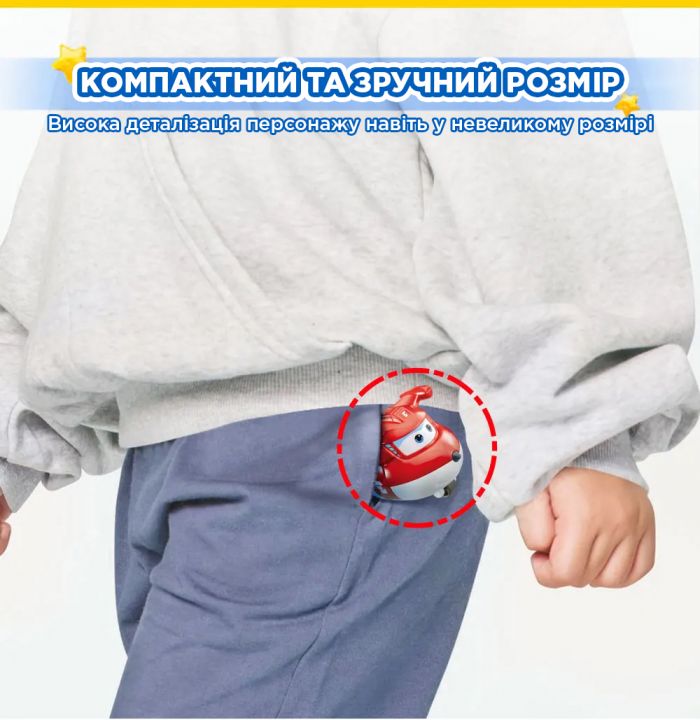 Ігрова фігурка-трансформер Super Wings Transform-a-Bots Джетт (Jett)