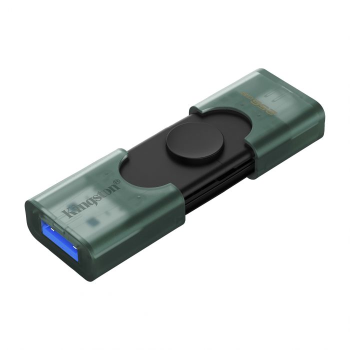 Накопичувач Kingston  256GB USB 3.2 Type-A + Type-C DT DuoG2