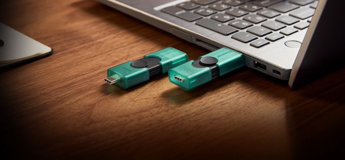 Накопичувач Kingston  128GB USB 3.2 Type-A + Type-C DT DuoG2