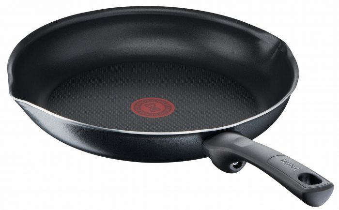 Сковорода з кришкою Tefal Day by Day, 20см, з кришкою, алюміній, бакеліт, скло, чорний