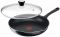 Сковорода з кришкою Tefal Day by Day, 20см, з кришкою, алюміній, бакеліт, скло, чорний