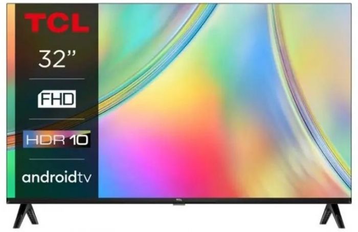 Телевізор 32" TCL LED FHD 60Hz Smart Android TV Black