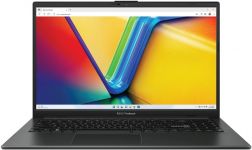 Ноутбук ASUS Vivobook Go 15 E1504FA-BQ050 15.6" FHD IPS, AMD R5-7520U, 8GB, F512GB, UMA, NoOS, Чорний