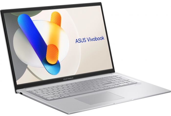 Ноутбук ASUS Vivobook 17 X1704VA-AU663 17.3" FHD IPS, Intel U300, 16GB, F512GB, UMA, noOS, Сріблястий