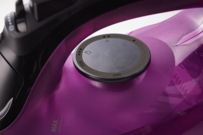 Праска Gorenje, 2400Вт, 450мл, паровий удар -40гр, постійна пара - 180гр, автовимкнення, керам. підошва, бордовий