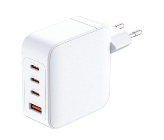 Зарядний пристрій мережевий D-Link DCP-101 100Вт GaN 3хUSB-С, 1xUSB-A, білий