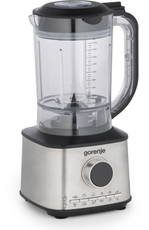 Кухонна машина Gorenje 1500Вт, чаша-пластик, корпус-метал/пластик, чорний