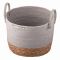 Кошик Ardesto Minimalism 28х28х22см, паперовий шпагат, рогожка, сірий Кошик Ardesto Minimalism 28х28х22см, паперовий шпагат, рогожка, сірий