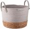 Кошик Ardesto Minimalism 28х28х22см, паперовий шпагат, рогожка, сірий Кошик Ardesto Minimalism 28х28х22см, паперовий шпагат, рогожка, сірий