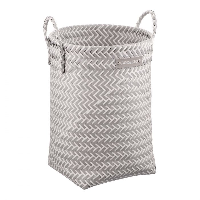 Кошик Ardesto Vigor 30х30х40см, поліпропілен, метал, сірий Кошик Ardesto Vigor 30х30х40см, поліпропілен, метал, сірий