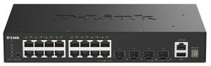 Комутатор D-Link DGS-1530-20 16xGE, 4xSFP+ Керований. L2+