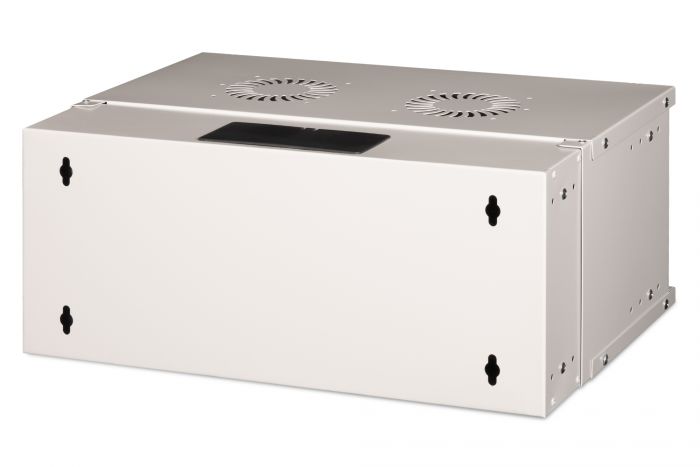 Шафа DIGITUS 19", 4U, SOHO PRO, скляні двері, 540x400 мм, 60кг максимально, сіра