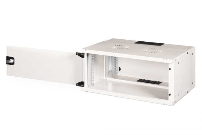 Шафа DIGITUS 19", 4U, SOHO PRO, скляні двері, 540x400 мм, 60кг максимально, сіра