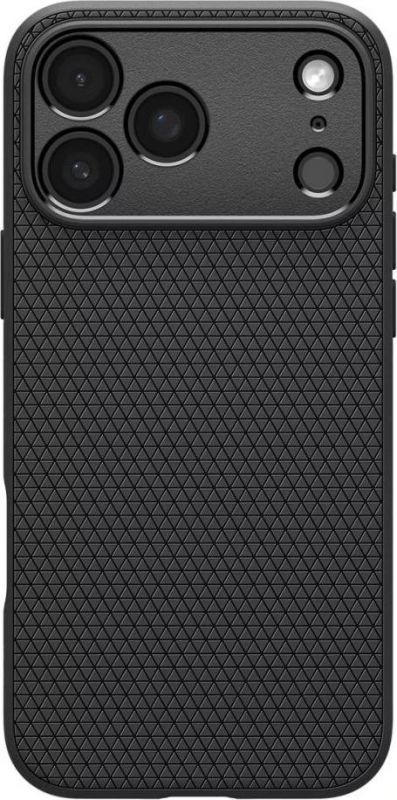 Чохол Spigen для iPhone 17 Pro, Liquid Air, Matte Black