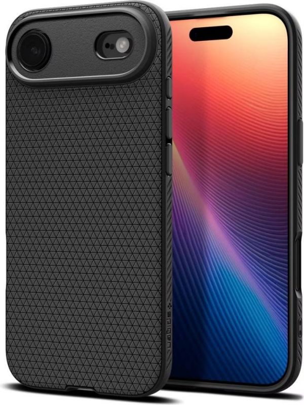 Чохол Spigen для iPhone 17 Air, Liquid Air, Matte Black