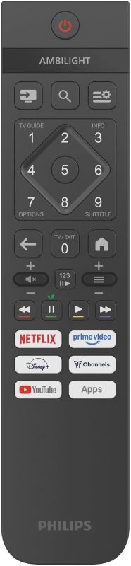 Телевізор 43" Philips LED 4K 60Hz Smart Titan OS Black