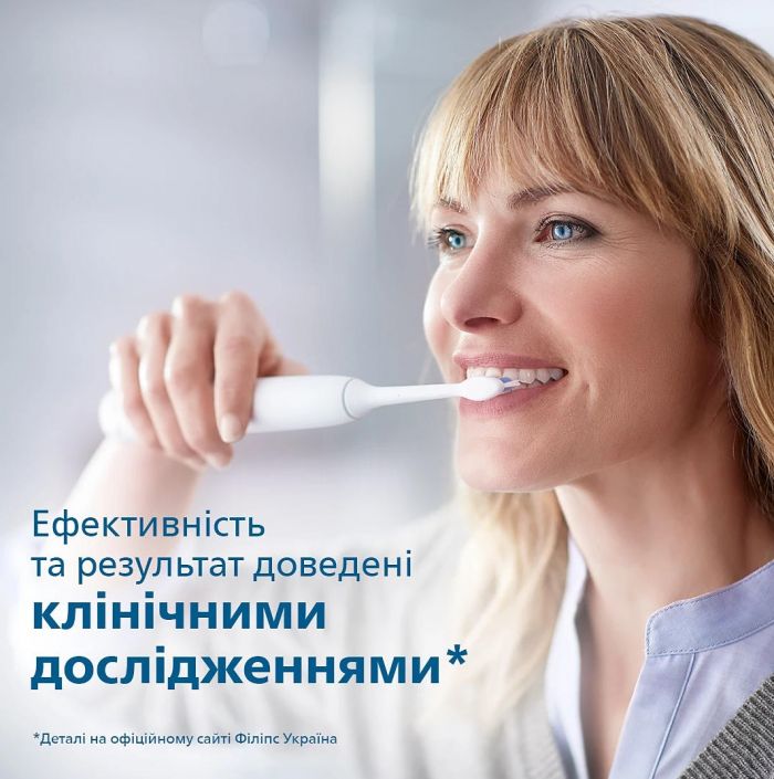 Щітка зубна електр. Philips, ProtectiveClean 5100, 62т. колив/хв, насадок-2, футляр, білий