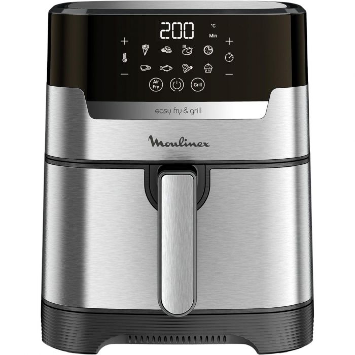 Мультипіч Moulinex EasyFry&Grill Digital, 1550Вт, чаша-4.2л, сенс. керув., пластик, сірий