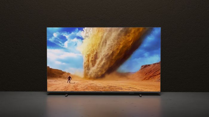 Телевізор 55" Philips QLED 4K 60Hz Smart Titan OS Black