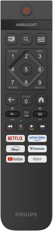 Телевізор 75" Philips QLED 4K 60Hz Smart Titan OS Black